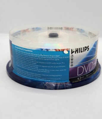Philips DVD-R Blank Recordable 25-pack 16x 4.7GB DVD-R Media | eBay