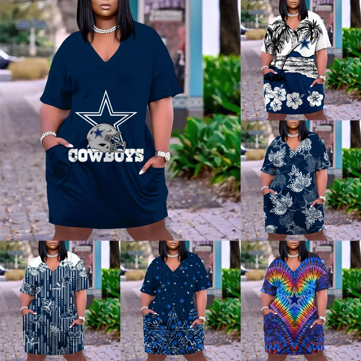 Dallas cowboys shop plus size dress