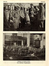 Franz&ouml;sische Gefangene beim Verh&ouml;r in Vimy (Kirche) c.1915