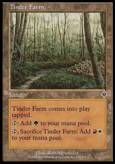 MTG Tinder Farm - Foil, NM-Mint, English Invasion