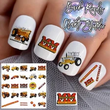 Minneapolis Moline Tractor Waterslide Nail Decals Set Of 50 Instructions & Bonus