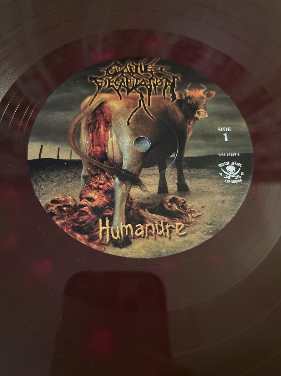 Cattle Decapitation – Humanure - NM/VG+ ~ Insert: NM 2xLP, Etched