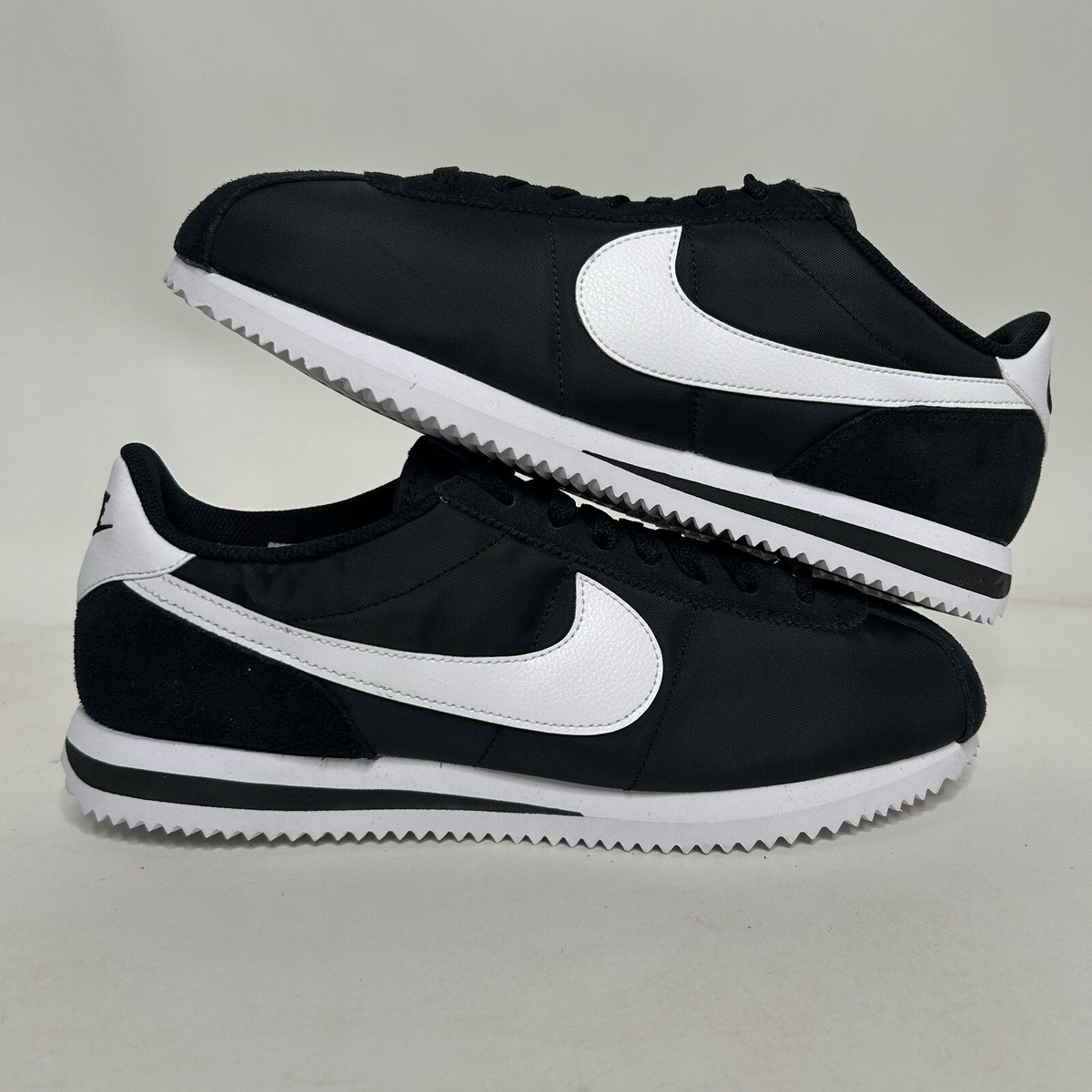 Nike Cortez TXT Suede Nylon “Black White” HF0263-001 Men's 10 New