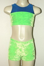 Gymnastics, Dance, Shorts and Top Child Size M .