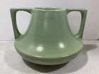 EARLY 1930’S LARGE GREEN HAEGER POTTERY VASE - EVE - ARTS AND CRAFTS