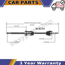 For 2002 2003 2004 - 2006 Nissan Altima 2.5L Automatic Front Right CV Joint Axle