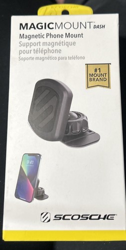 SCOSCHE UNIVERSAL MAGNETIC MOUNT PHONE HOLDER 360° CAR HOME iPhone Samsung GPS - Photo 3 sur 4