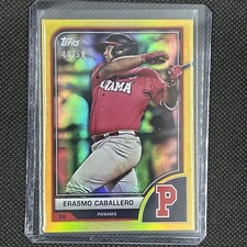 2023 ERASMO CABALLERO TOPPS WORLD BASEBALL CLASSIC WBC #5 GOLD RAINBOW 31/50!!