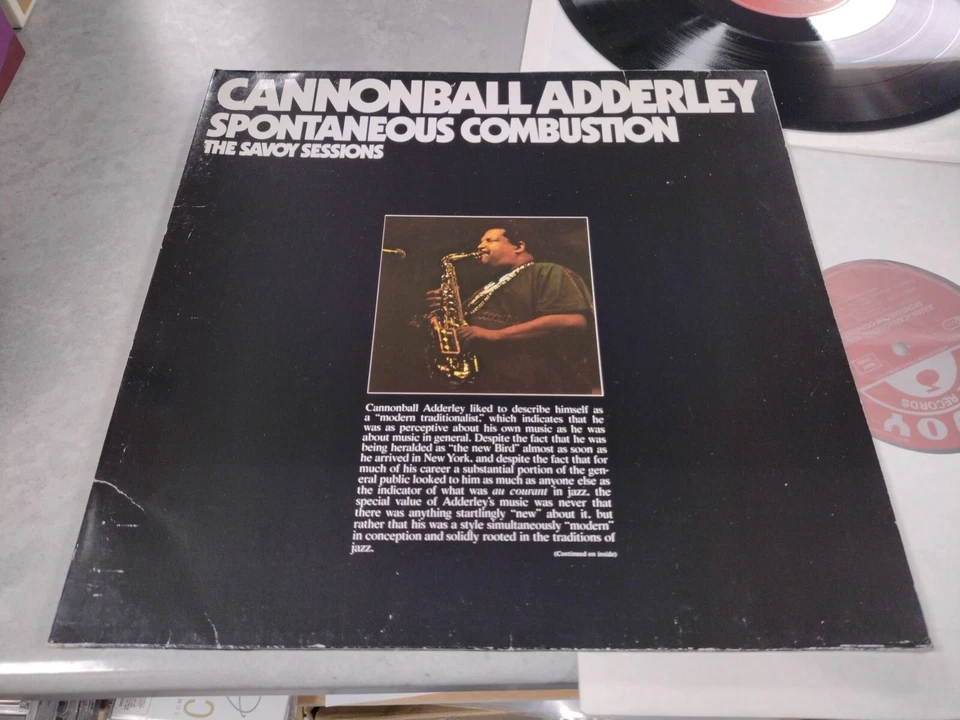 CANNONBALL ADDERLEY SPONTANEOUS COMBUSTION THE SAVOY SESSIONS DOUBLE VINYL EX - Image 2 of 4