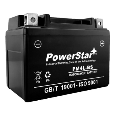 2 Year Warranty YTX4L-BS Battery Replacement For Deka