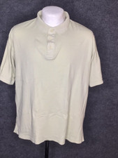 Pierre Cardin Classic Polo Shirt Size L Large Men's Yellow Vintage Short Sleeve