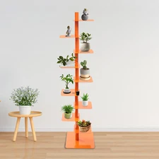 9-Tier Metal Bookcase Book Organizer Rotating Spine Bookshelf Vertical Book Rack