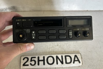 Honda 純正　カーオーディオ 1988-1991 Honda Civic Crx 1000 Series Radio Cassette OEM JDM EF