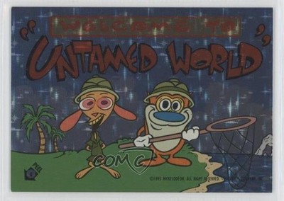 1994 Topps Ren & Stimpy All-Prism Stickers Untamed World #4 1md