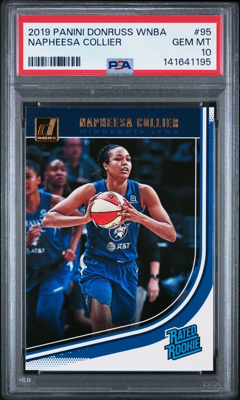2019-20 Panini Donruss WNBA Basketball Napheesa Collier #95 RC Rookie PSA 10
