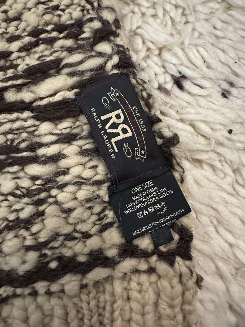 NERO★RRL / WOOL MUFFLER Ermenegildo Zegna Scarf Ermenegildo Zegna Wool Scarf
