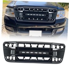  Front Grill Replacement for F150 2004-2008 Bumper Grille w/Off Glossy Black