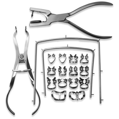 Comprehensive Dental Rubber Dam Kit - Medical Grade Stainless Steel, Rubber Dam