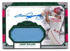 2024 Topps Tier One Jimmy Rollins Auto Jumbo Autographed Relics Green #/25