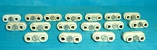 Lot HC-6 Porcelain Radio Crystal Sockets 17pcs NOS