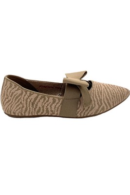 Skechers Cleo Point Washable Knit Flats Wild Charmer Mocha