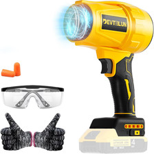 Electric Cordless Leaf Blower for Dewalt 20V Battery,125Mph&500G Handheld Leaf B