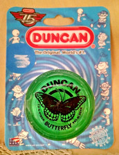 Duncan Yo Yo Butterfly Green New 75th Anniv 1929 2004 Genuine Classics Ser Yoyo