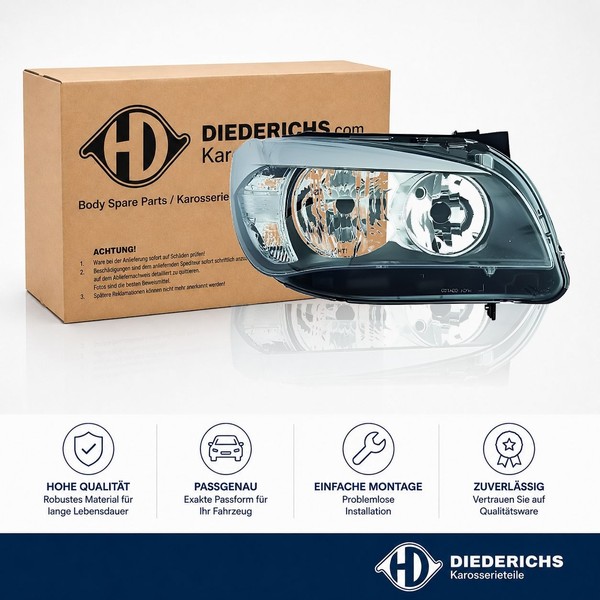 Hauptscheinwerfer Links Diederichs 1265183 FÜR BMW Frontscheinwerfer Frontlicht-image