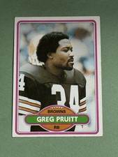 Greg Pruitt 1980 Topps Cleveland Browns #150 DD84
