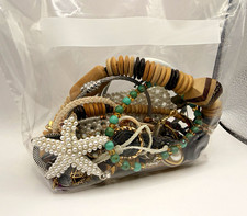 Mixed Costume Jewelry Craft Lot Earrings Charms Bracelets Rings Necklaces