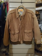 Vintage Mens G3 Pilot Jacket Brown Button Up ...