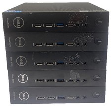 LOT OF 5 Dell Wyse 5070 N11D Pentium Silver J5005 8GB RAM 16GB EMMC. No Adapter