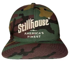 Stillhouse Whiskey Hat Camo Trucker Snapback Americas Finest Yupoong Hunting Cap
