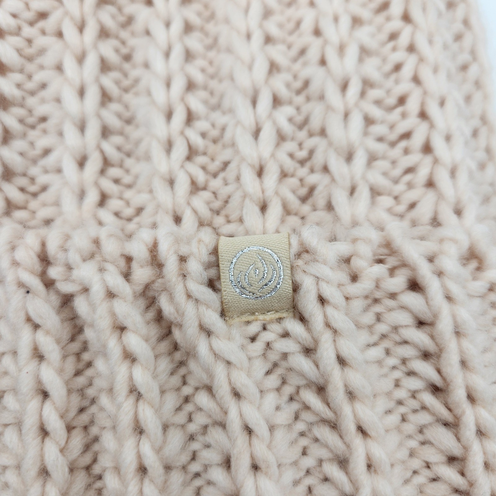 Beanie Hat With Pom Pom & Chunky Beanie Fleece Lined Bundle Winter Warm Hats