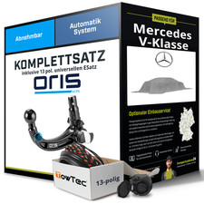 Für MERCEDES V-Klasse W447 Anhängerkupplung abnehmbar +eSatz 13pol uni 14-24 NEU