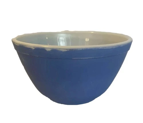 Vtg PYREX Primary Blue Nesting Bowl 1.5 PT Mixing Serving #401