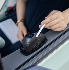 Windproof Car Door Ashtray - Ash-Proof with Metal Liner for Vehicle Interior