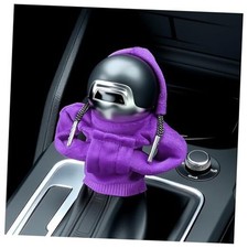 Funny Car Gear Shift Cover,Cute Car Gear Shift Hoodie as Christmas Cars Purple