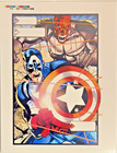 Captain America Original Comic Production Art-Color Pg. 1-Issue#477 Garney Art — photo 5