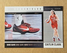 2025 Panini Chronicled Caitlin Clark #73 WNBA Shoe Game Indiana Fever ROY