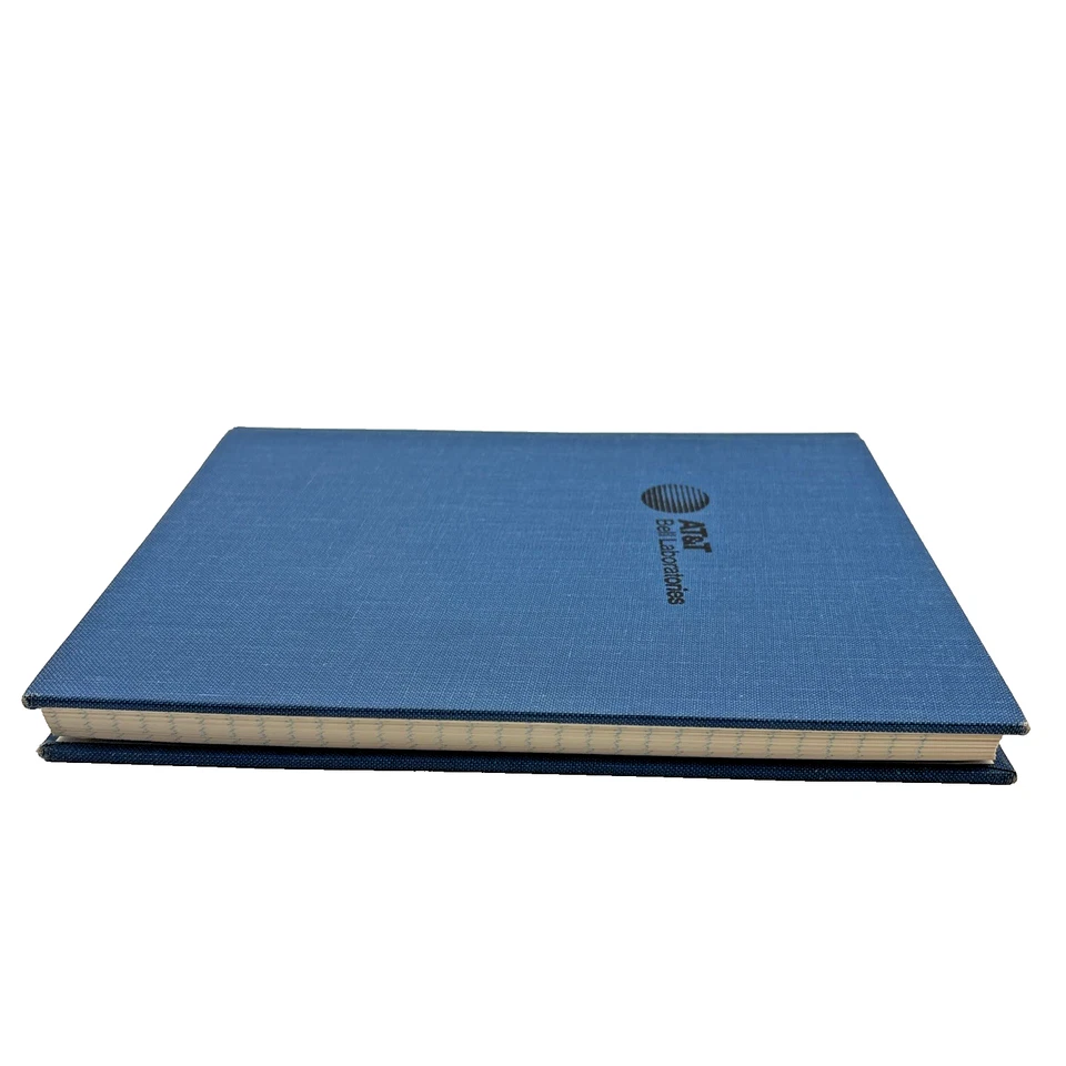 Vintage AT&T Bell Laboratories Blue Linen Notebook – Corporate Tech Memorabilia - Image 4 of 4