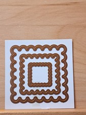33 Spellbinders Nestabilities Classic Scalloped Squares Small Die Cut Emboss