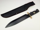 Frost Cutlery Quicksilver Bowie Fixed Blade Knife Plain Edge Nylon Belt Sheath — photo 4