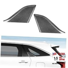 Side Louvers Window Shade Trim Panel Cover Compatible with Carbon fiber pattern