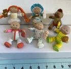 Vtg Cabbage Patch Kids 3.5” Posable Figures Lot Of 6  1984 Spindex