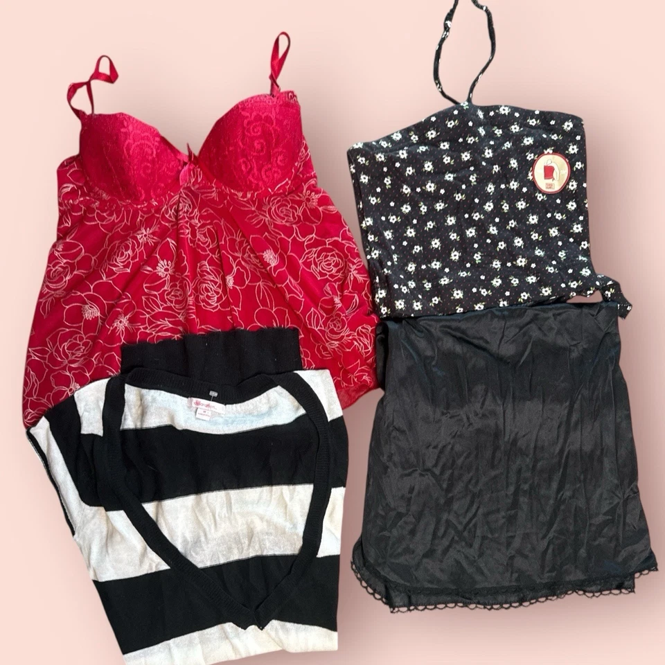 Vtg Y2K Women Wholesale Resell Clothing Mystery Bundle 23 Pc Preppy Baddie Lot - Image 4 of 4