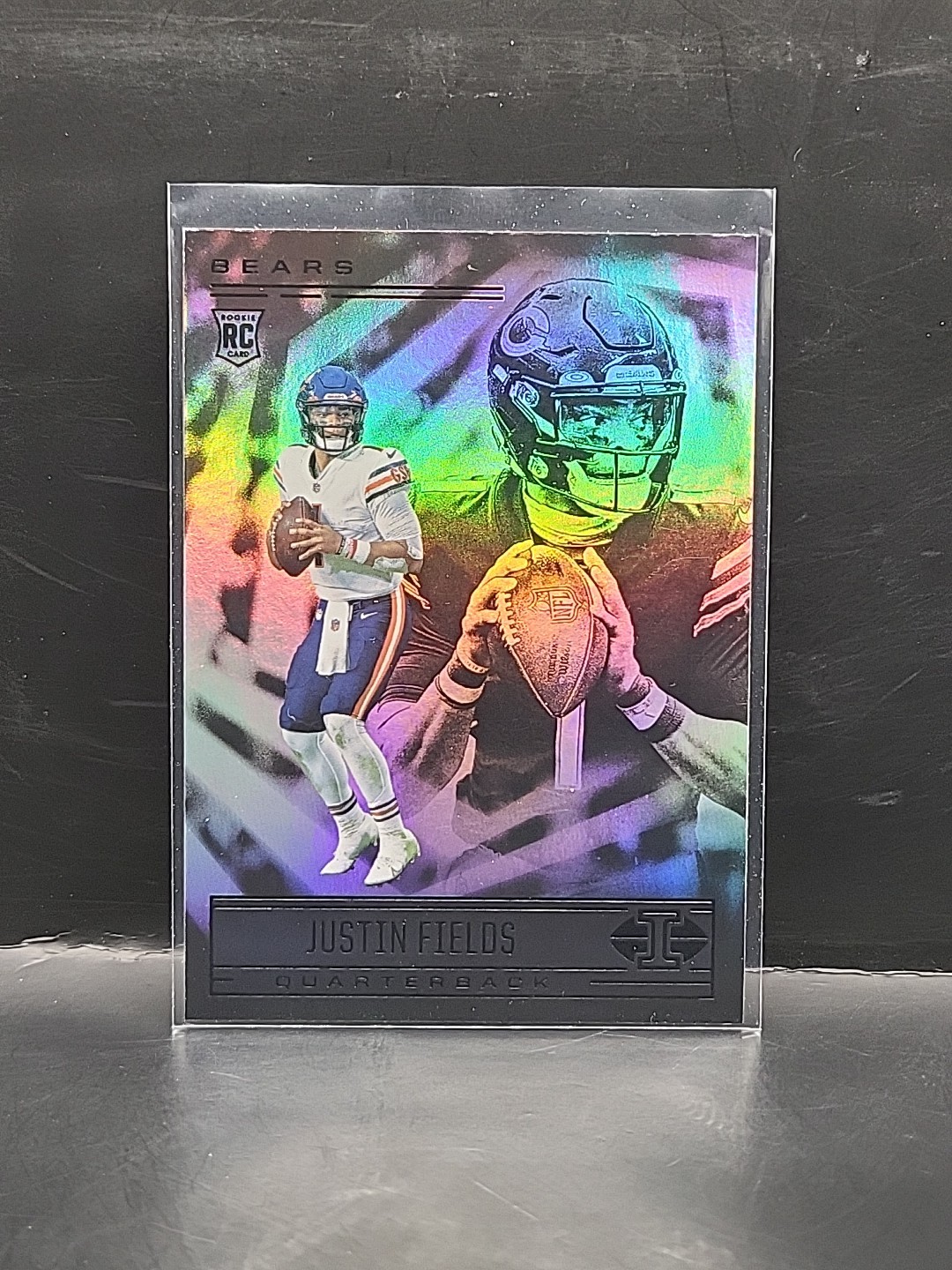 2021 Panini Illusions Justin Fields Rookie RC #62 Bears