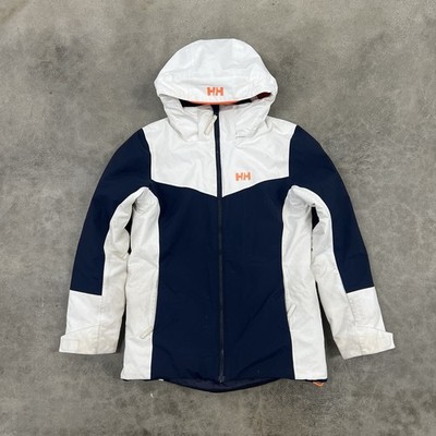 Helly Hansen Junior Alpha Ski Jacket White/Orange/Red Size 164/14Y