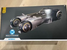 McFarlane DC Multiverse  BATMOBILE  BATMAN  WHITE KNIGHT   GOLD LABEL Brand New