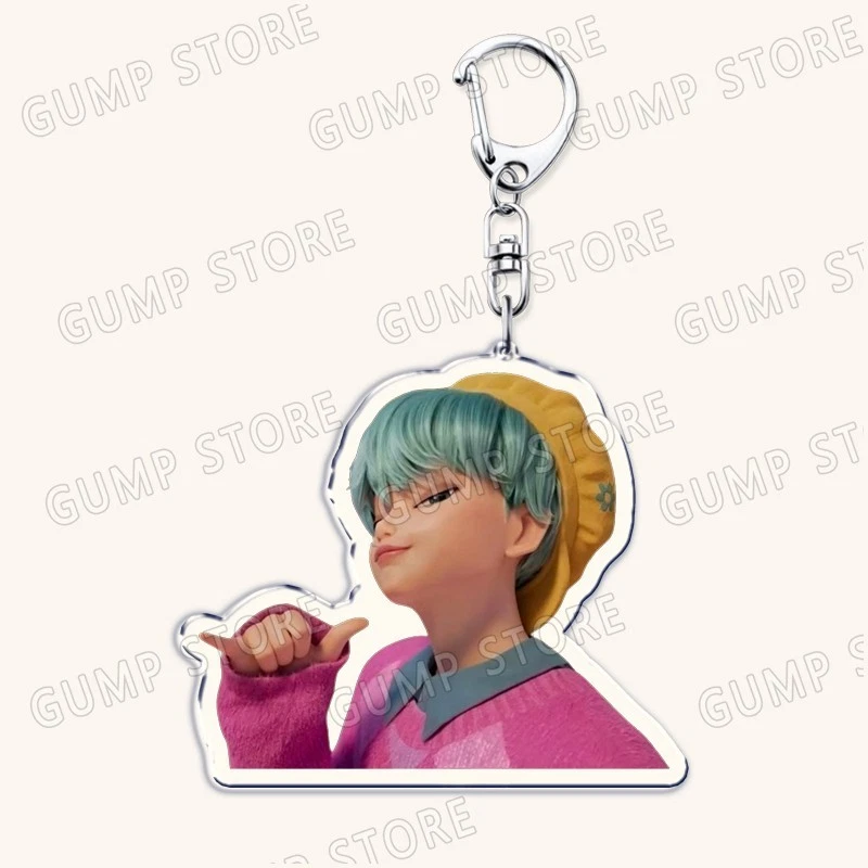 Kpop Demon Hunters Huntrix Saja Boys Keychains Rumi Zoey Jinu Mira